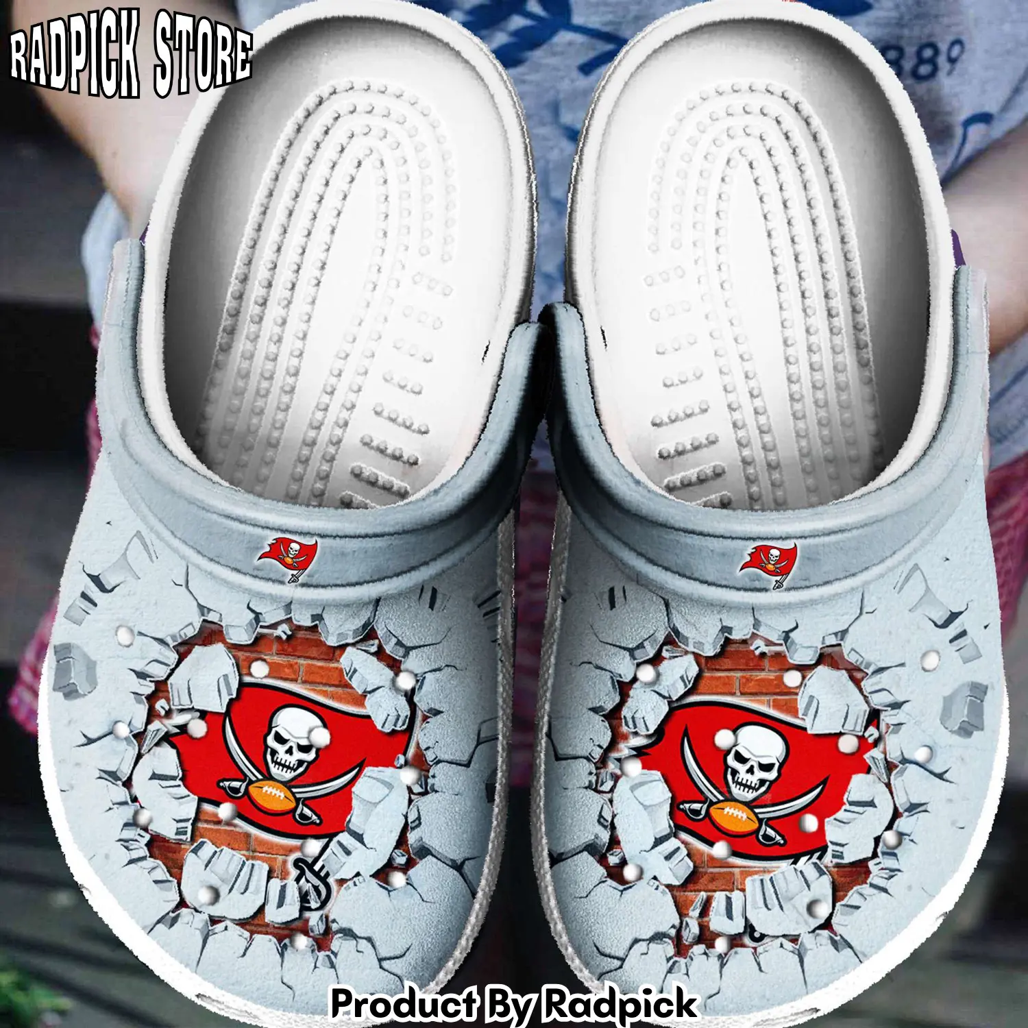 Radpick tampa bay buccaneers tide clog shoes rp652986